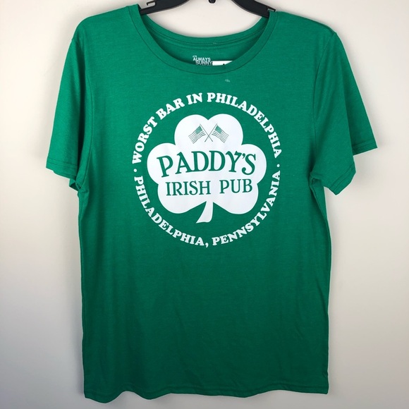 NWT Always Sunnny Paddy’s Irish Pub Tee M L XXL - Picture 2 of 7